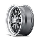 Ridler 607 20x10 / 5x127 BP / 0mm Offset / 83.82mm Hub Gloss Grey Machined Wheel
