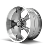 Ridler 695 20x10 / 5x127 BP / 0mm Offset / 83.82mm Hub Gloss Grey Machined Wheel