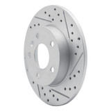 R1 02-08 Chevrolet Astra (Mexico) Rear Right Drilled & Slotted Geo-Carbon Rotor