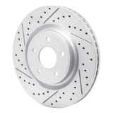 R1 14-19 Nissan X-Trail (Mexico Front Left Drilled & Slotted Geo-Carbon Rotor
