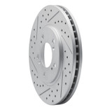 R1 91-96 Acura Nsx Front Left Drilled & Slotted Geo-Carbon Rotor