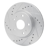 R1 07-19 Suzuki SX4 S-Cross (Mexico) Front Left Drilled & Slotted Silver Brake Rotor