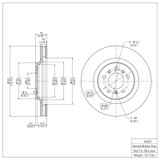 DFC 06-16 Buick LaCrosse Front Brake Rotor