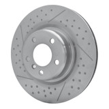 DFC 12-20 BMW M235I xDrive Rear Brake Rotor - Dimpled and Slotted