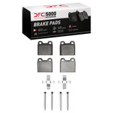 DFC 64-74 Alfa Romeo GTV Rear 5000 Advanced Low Metallic Brake Pads and Hardware Kit