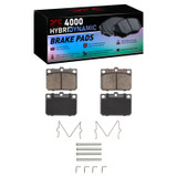 R1 72-78 Mazda 808 Front Semi Met Pads & Hardware Kit