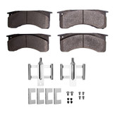 R1 91-24 Blue Bird Bus TC1000 Front/Rear Ceramic Pads & Hardware Kit