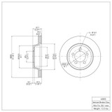 DFC 65-72 Dodge Dart Front Brake Rotor