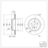 DFC 06-15 BMW 335is Rear Brake Rotor