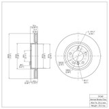 DFC 01-08 BMW Z4 Front Brake Rotor