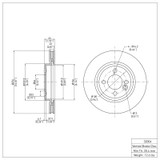DFC 02-08 Mini Cooper (Excl Clubman) Front Brake Rotor