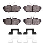 R1 05-14 Ford Mustang Rear Ceramic Brake Pads & Hardware Kit