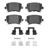 R1 00-18 Audi A4 (Mexico) Rear Ceramic Brake Pads & Hardware Kit