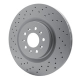 DFC 05-06 Ford GT Front Drilled GeoSPEC Coated Rotor