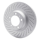 DFC 07-13 Porsche 911 Left Rear Drilled GeoSPEC Coated Rotor
