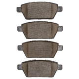DFC 06-13 Ford Fusion Rear 5000 Advanced Ceramic Brake Pads