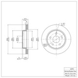 DFC 02-24 Chrysler Aspen Front Brake Rotor