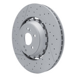 DFC 13-25 Mercedes-Benz GLC63 AMG S Front Drilled and Slotted Hi-Carbon Alloy Geomet Coated Rotor