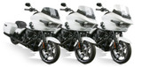 National Cycle 24+ Harley-Davidson FLT/ 23 FLT CVO V-Stream Quantum Plus Tall Windshield- Clear
