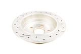 DBA 02-08 Lexus ES300 Rear Street Series Drilled & Slotted Rotor w/Gold Hat