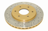 DBA 04-07 Infiniti QX56 Front Street Series Drilled & Slotted Rotor w/Gold Hat