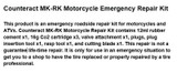 Counteract Motorcycle Emergency Repair Kit