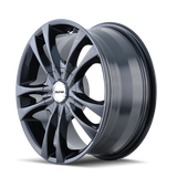 Touren 3222 TR22 15x7 / 4x100/114.3 BP / 40mm Offset / 67.1mm Hub Gloss Black Wheel