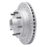 R1 92-02 Chevrolet C1500 Suburban Front Left Drilled & Slotted Geo-Carbon Rotor