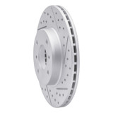 R1 93-06 Infiniti G20 Front Right Drilled & Slotted Geo-Carbon Rotor
