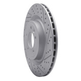 R1 14-24 Land Rover Range Rover Rear Right Drilled & Slotted Geo-Carbon Rotor