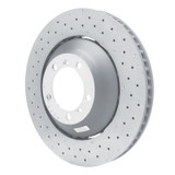 DFC 10-11 Porsche 911 Left Front Drilled Hi-Carbon Alloy Geomet Coated Rotor