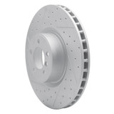 R1 10-12 Land Rover Range Rover Front Left Drilled & Slotted Geo-Carbon Rotor