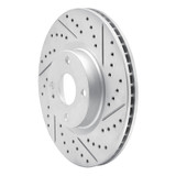 R1 16-25 Mazda MX-5 Miata Front Right Drilled & Slotted Geo-Carbon Rotor