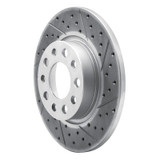 R1 15-26 Alfa Romeo Tonale Rear Right Drilled & Slotted Geo-Carbon Rotor