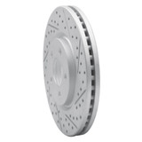 R1 03-09 Chrysler Pt Cruiser Front Right Drilled & Slotted Geo-Carbon Rotor