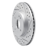 R1 11-15 Mazda 2 (USA/Canada) Front Right Drilled & Slotted Geo-Carbon Rotor