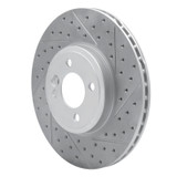 R1 02-06 Mini Cooper (Excl Clubman Front Right Drilled & Slotted Geo-Carbon Rotor