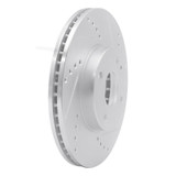 R1 16-25 Mazda 2 (Mexico) Front Right Drilled & Slotted Silver Brake Rotor