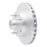 R1 95-97 Ford Ranger (USA/Canada) Front Left Drilled & Slotted Silver Brake Rotor