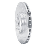 R1 86-06 Chevrolet Luv Pickup (Mexico) Front Right Drilled & Slotted Silver Brake Rotor