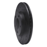 R1 01-07 Ford Escape Front Left Drilled & Slotted Black Brake Rotor