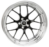 Weld S77 20x10 / 5x120 BP / 6.3in. BS Black Wheel (High Pad) - Non-Beadlock