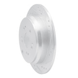 R1 2005-2018 Acura RDX Rear Right Drilled & Slotted Silver Brake Rotor