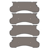 R1 75-94 Ford E-250 Econoline Club Wagon Front R1 Optimum OE Brake Pads