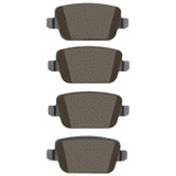 DFC 07-12 Ford Focus RS (Mexico) Rear 5000 Advanced Low Metallic Brake Pads