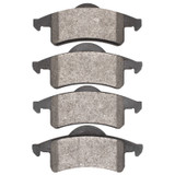 DFC 99-04 Jeep Grand Cherokee Rear 5000 Advanced Semi Metallic Brake Pads