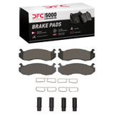 DFC 96-06 Hummer H1 Front 5000 Advanced Semi Metallic Brake Pads and Hardware Kit