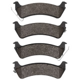 DFC 93-94 Jeep Grand Cherokee Rear 5000 Advanced Semi Metallic Brake Pads