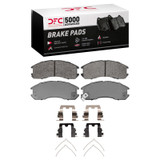 DFC 88-92 Ford Probe Front 5000 Advanced Ceramic Brake Pads and Hardware Kit
