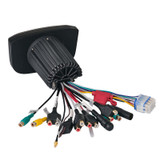 DS18 3in Color TFT Screen 3 Zones 4 volts Output BT RDS 4x 50 Watts DAB Europe Antenna Incl Headunit
